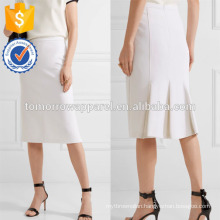 New Fashion Pleated Stretch-wool Midi Pencil Skirt DEM/DOM Manufacture Wholesale Fashion Women Apparel (TA5099S)